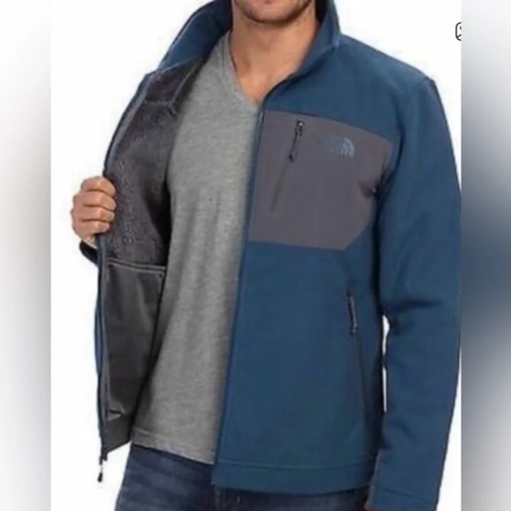 The North Face Chimborazo Navy Blue Pile Lined Sherpa Fleece Jacket S Gorpcore‎
